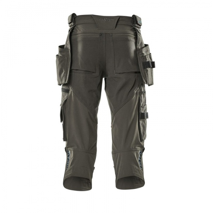 MASCOT® ACCELERATE ¾ Length Trousers with holster pockets 18249 Black -  TheWorkwearStore.ie | Work Pants, Jackets, Hi Visibility & Much More